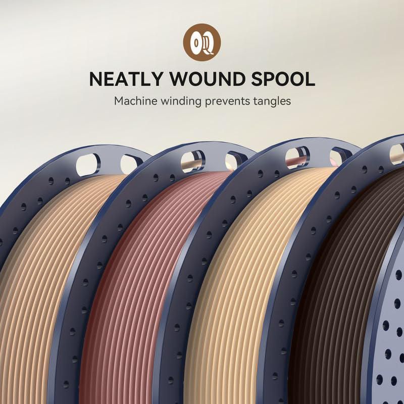 Filamento PLA YOOPAI 175 mm 1 kg Fibra de Madera de Arce