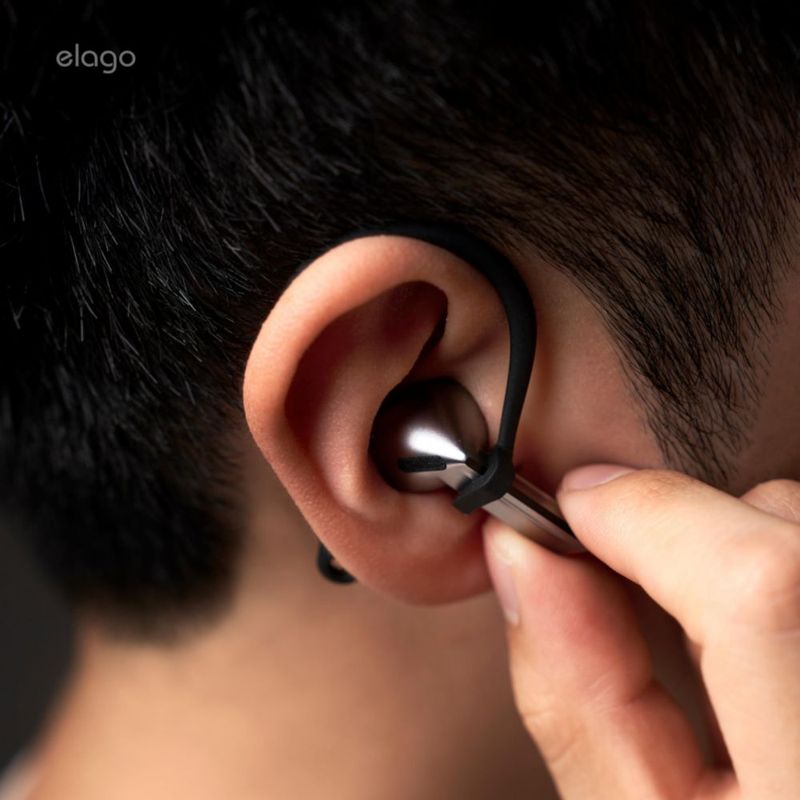 Ganchos anti‑deslizantes para Galaxy Buds 3/3 Pro de elago
