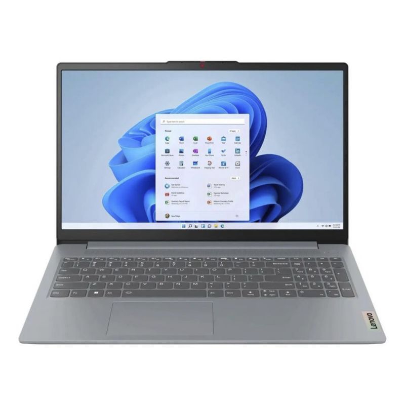 Laptop Lenovo Slim 3i 15.6" Intel Core i3-N305 8GB RAM 128GB UFS Windows 11 + Teclado y Mouse