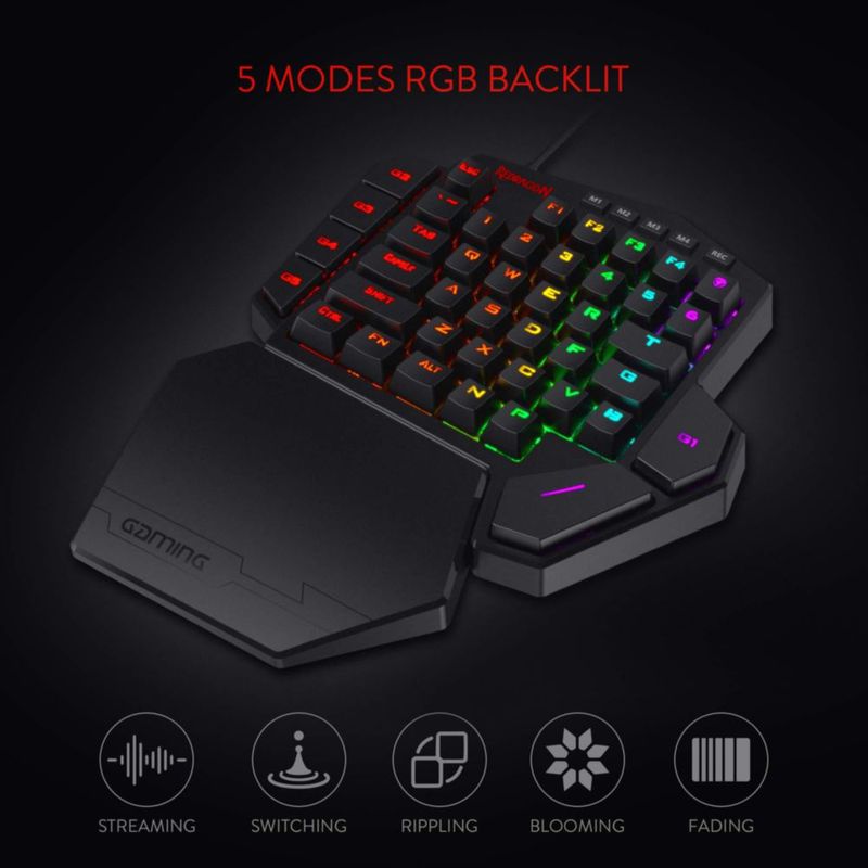 Teclado mecánico para juegos Redragon K585 DITI con cable, RGB, para u