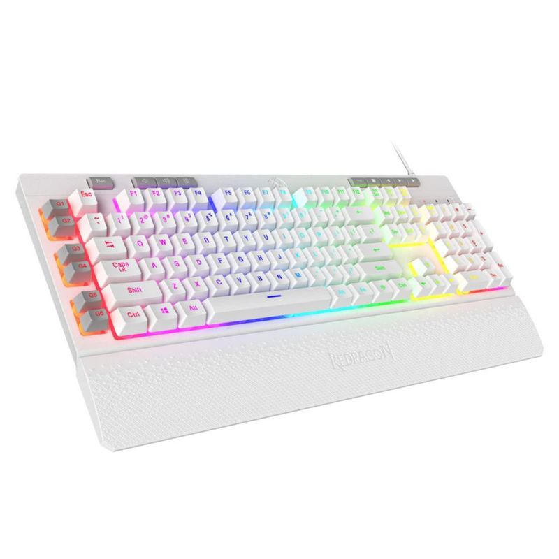 Teclado para juegos de membrana Redragon K512 Shiva con retroiluminaci
