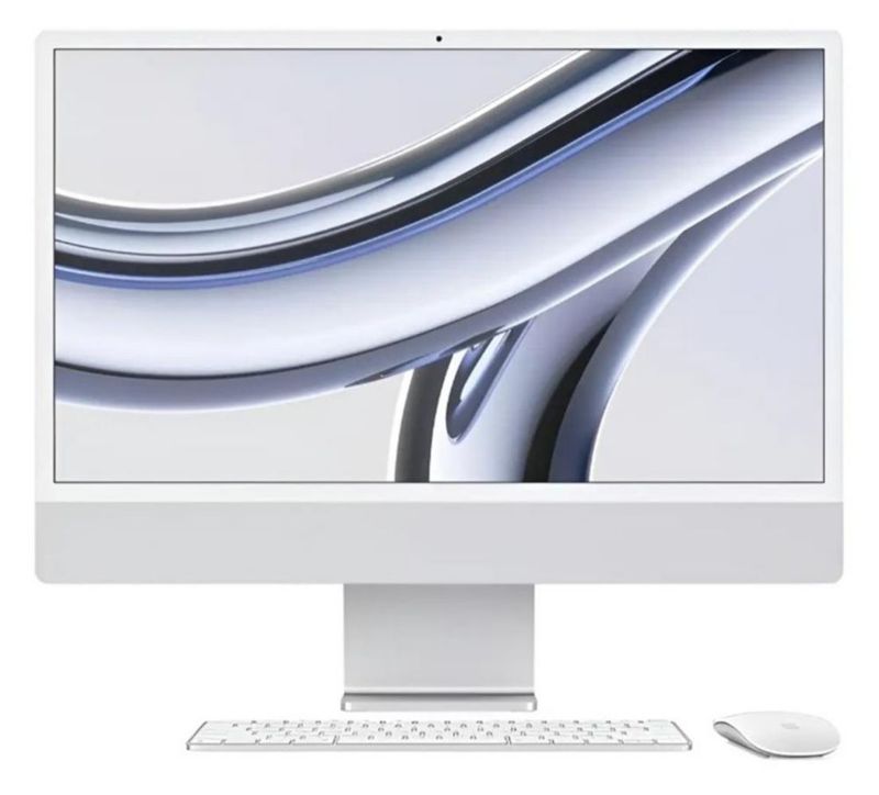 iMac 24" MWUC3E/A Chip M4 CPU8 GPU8 16GB 256GB Plata