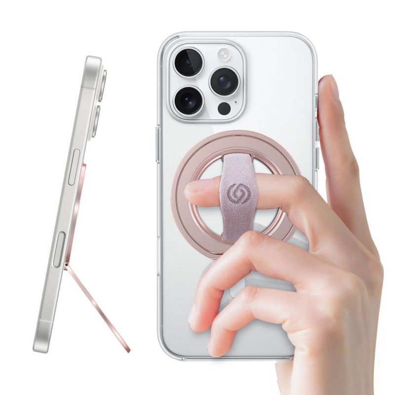 Agarre para teléfono EWA MagOne 3ª generación MagSafe rosa