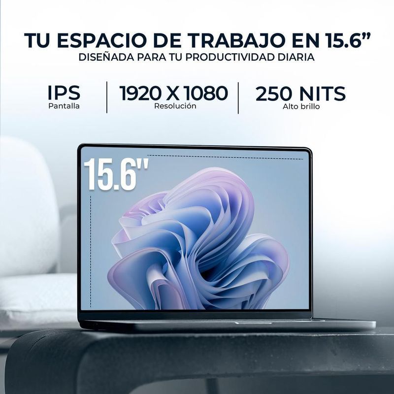 Laptop asus vivobook 15 core 7 150u 8gb 512gb pantalla 15.6"