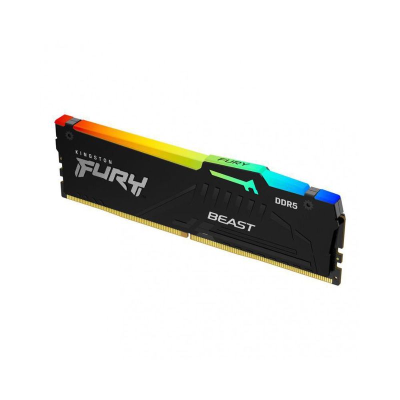 Memoria RAM Kingston FURY Beast RGB DDR5 16GB 5600MHz CL40