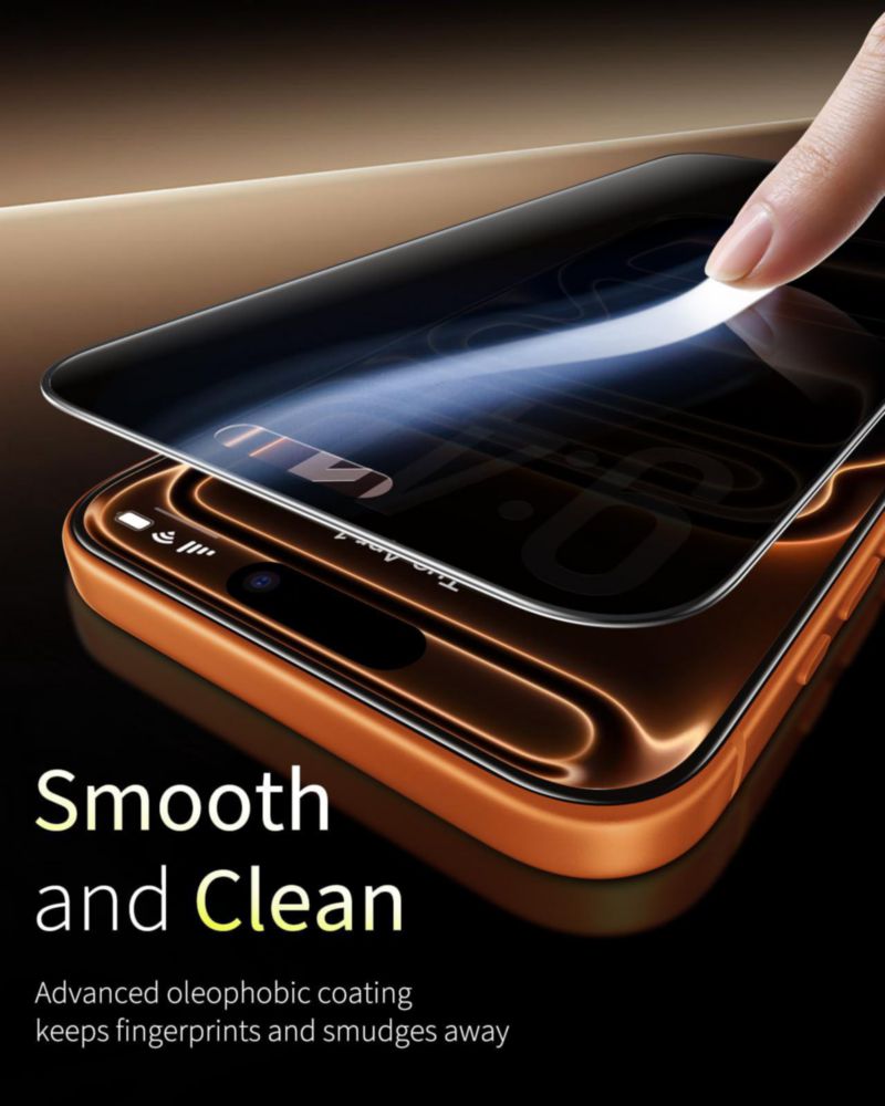 Protector de pantalla Smeliev para iPhone 17 Pro Max - Pack de 3