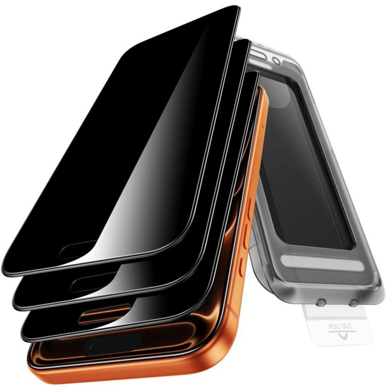 Protector de pantalla Smeliev para iPhone 17 Pro Max - Pack de 3