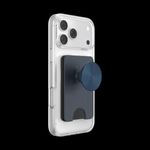 PopSockets Soporte para teléfono con cartera abatible color azul marino
