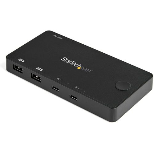 Conmutador KVM StarTech.com de 2 puertos USB‑C con salida HDMI 4K 60 Hz
