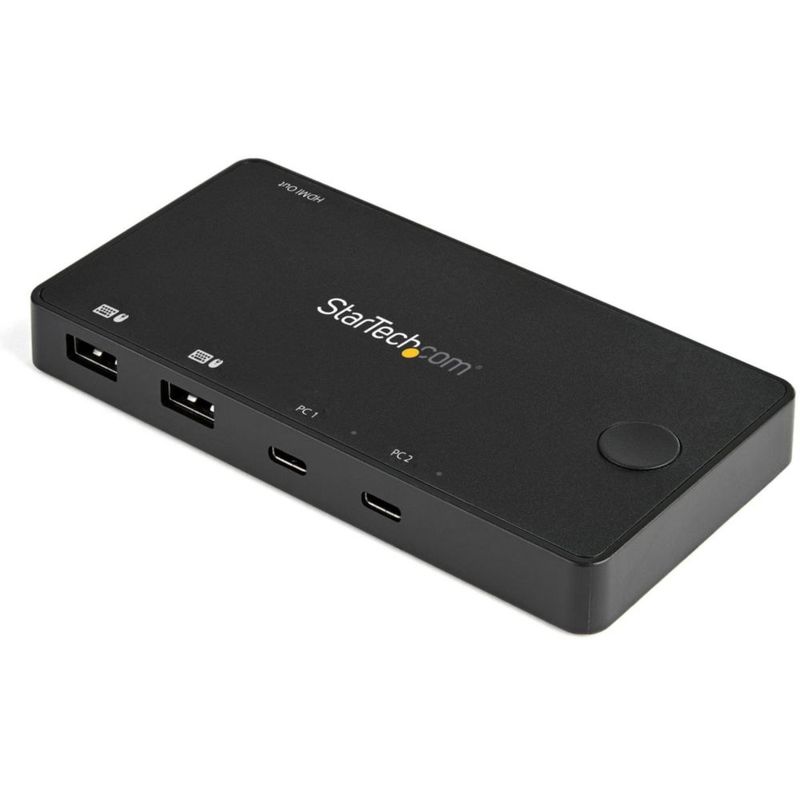 Conmutador KVM StarTech.com de 2 puertos USB‑C con salida HDMI 4K 60 Hz