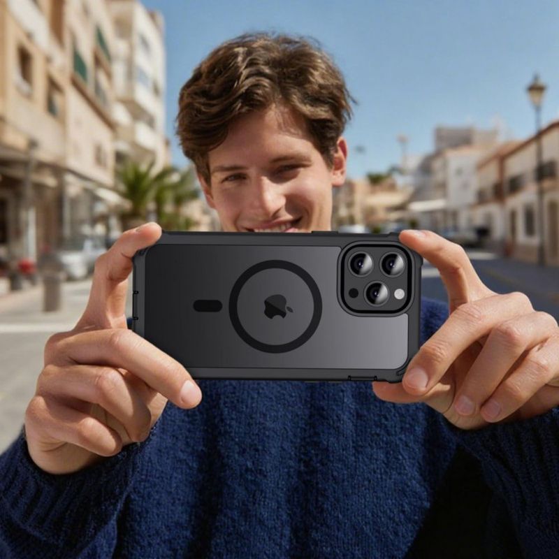 Funda jaroco para iPhone 13 Pro Magnética Negra