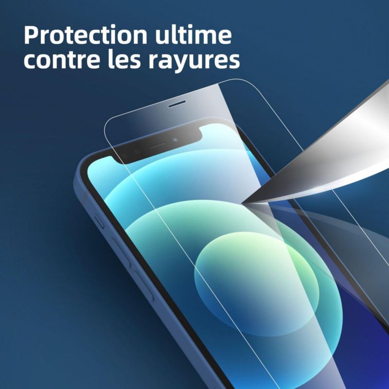 Protector de pantalla NEW'C para iPhone 12 Mini 5.4" Pack de 3