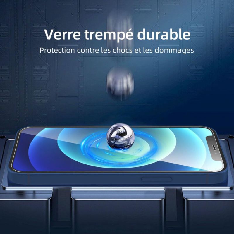 Protector de pantalla NEW'C para iPhone 12 Mini 5.4" Pack de 3