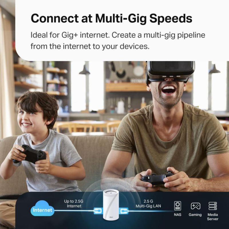Router WiFi TP-Link Deco 7 Pro BE63 BE10000 Tri‑Banda