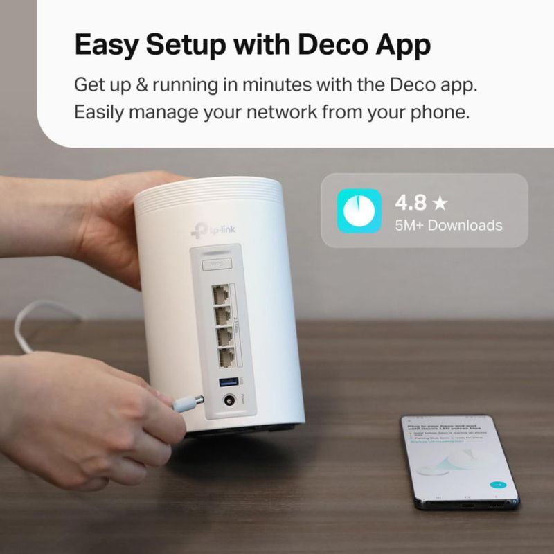 Router WiFi TP-Link Deco 7 Pro BE63 BE10000 Tri‑Banda