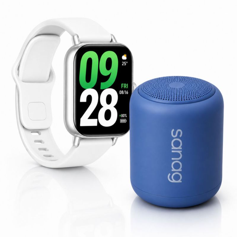 Smartwatch Redmi Watch 5 Active + Bocina Sanag X6S