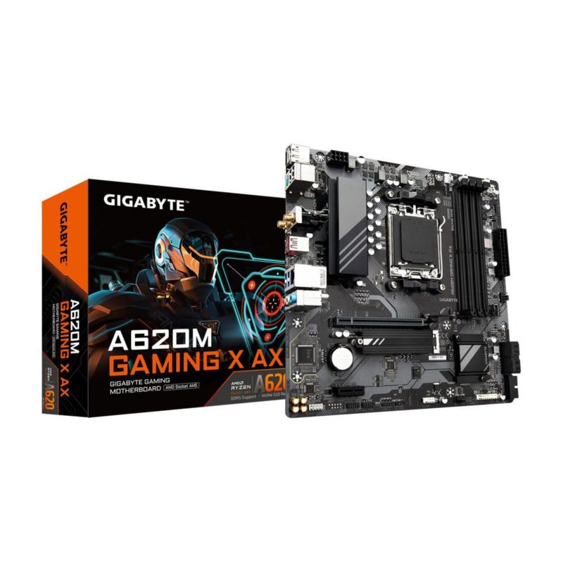 Placa Madre GIGABYTE A620M Gaming X AX DDR5 Wi-Fi 6E