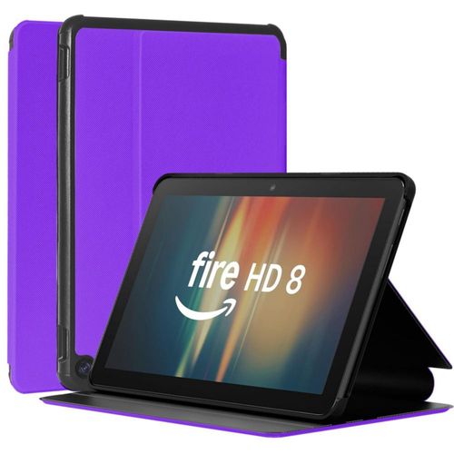 Funda para Tablet Riaour 20 cm Morado con Soporte Magnético