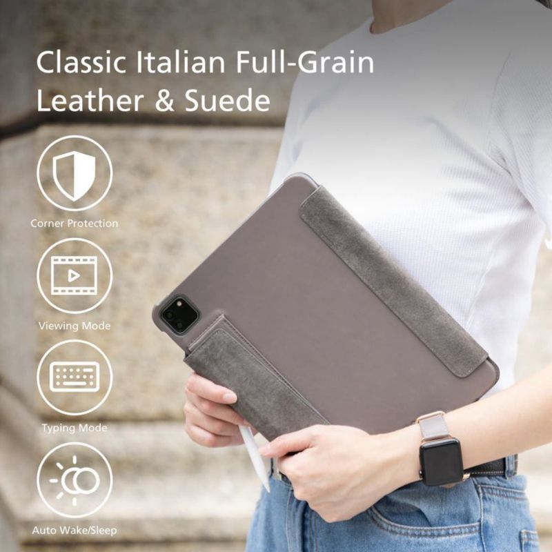 Funda de iPad alto 28 cm de cuero para Air/Pro 10.9/11\"