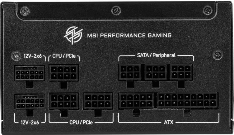 Fuente de alimentación MSI MPG A1000GS 1000W 80+ Gold ATX 3.1 PCIE5 II