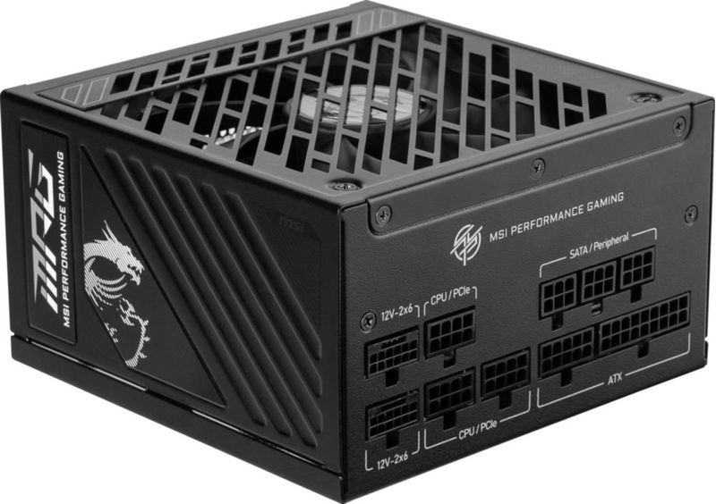 Fuente de alimentación MSI MPG A1000GS 1000W 80+ Gold ATX 3.1 PCIE5 II