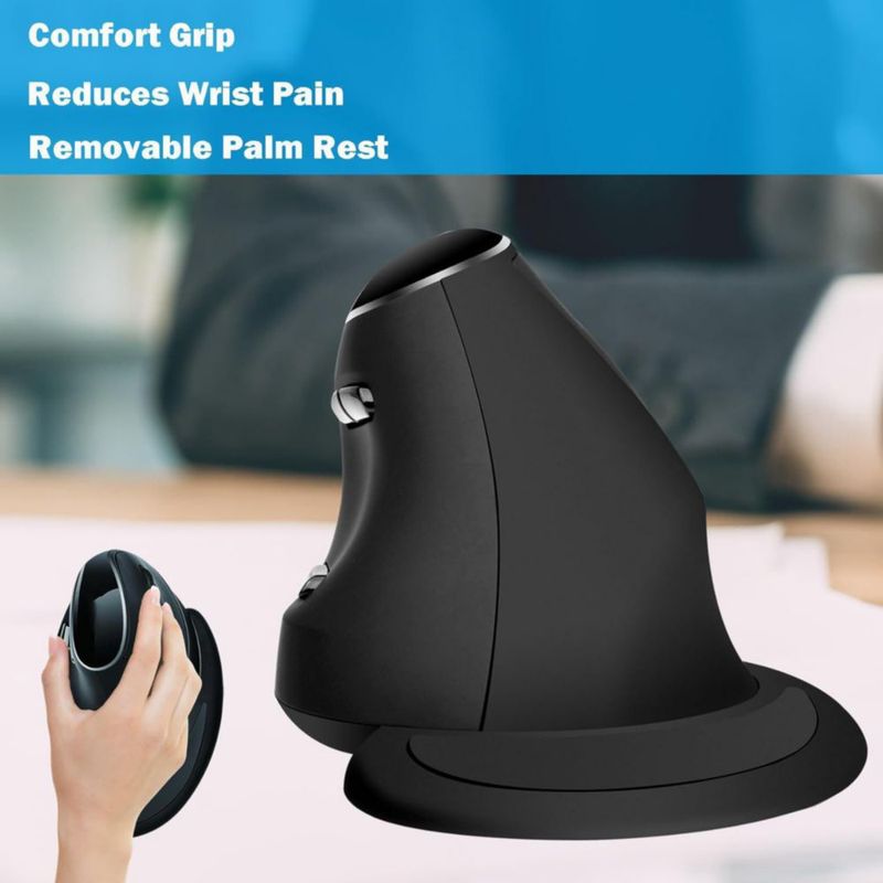 Ratón Eelexa V638 2.4G/Bluetooth Inalámbrico Recargable