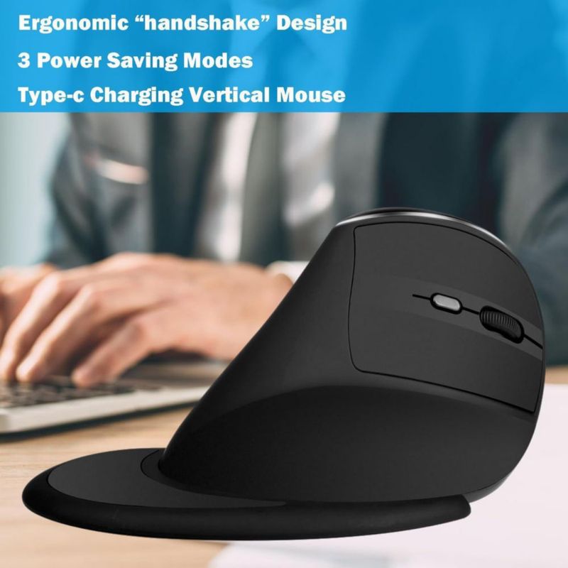 Ratón Eelexa V638 2.4G/Bluetooth Inalámbrico Recargable