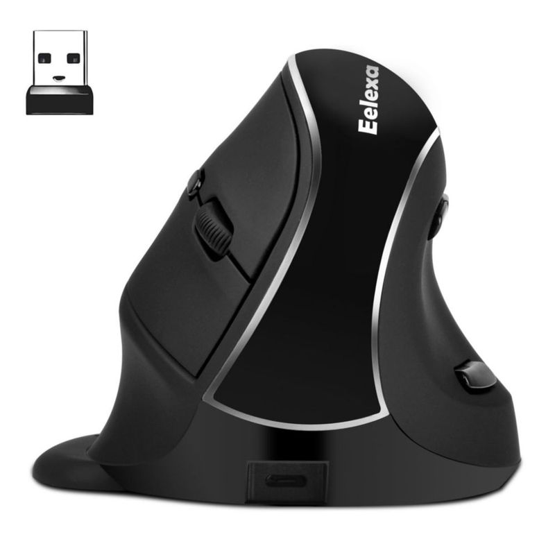 Ratón Eelexa V638 2.4G/Bluetooth Inalámbrico Recargable