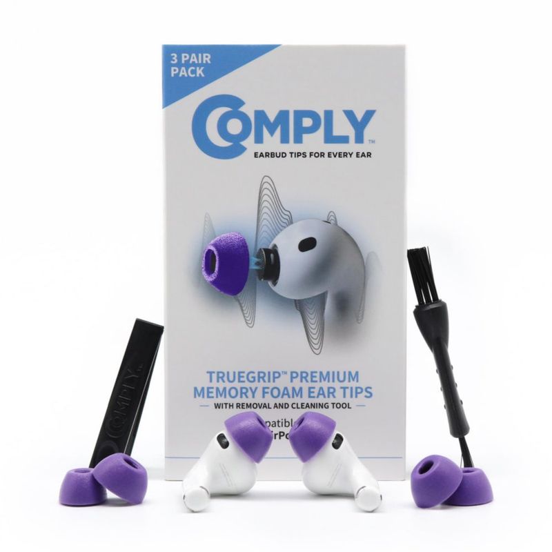 Punteras COMPLY TrueGrip de espuma viscoelástica – paquete de 3