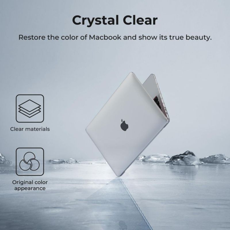 Funda transparente para MacBook Air 13" M1 (2018‑2020) – EooCoo