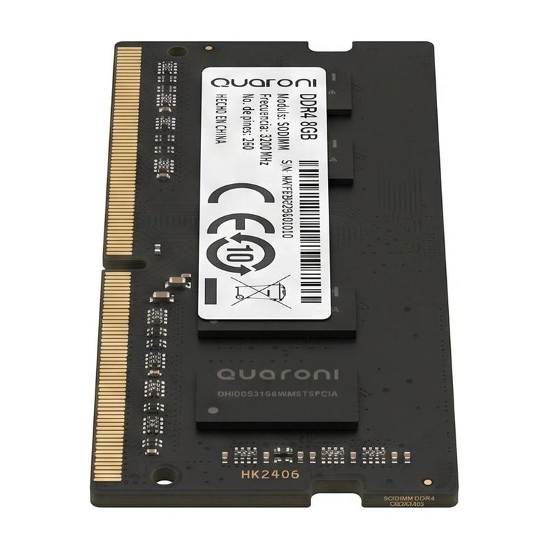 Memoria RAM Quaroni SODIMM DDR4 8GB 3200MHz