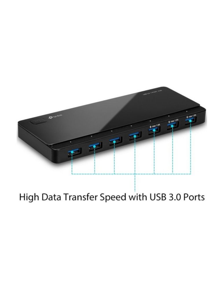 Hub USB 3.0 TP-Link UH700 7 Puertos Con Adaptador