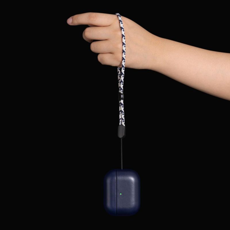 Funda para AirPods Pro 3 RIXENY de cuero con cordón de 16 cm