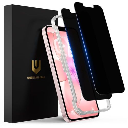 Protector de Pantalla UNBREAKcable iPhone 17e 6.1" Privacidad Paquete de 2