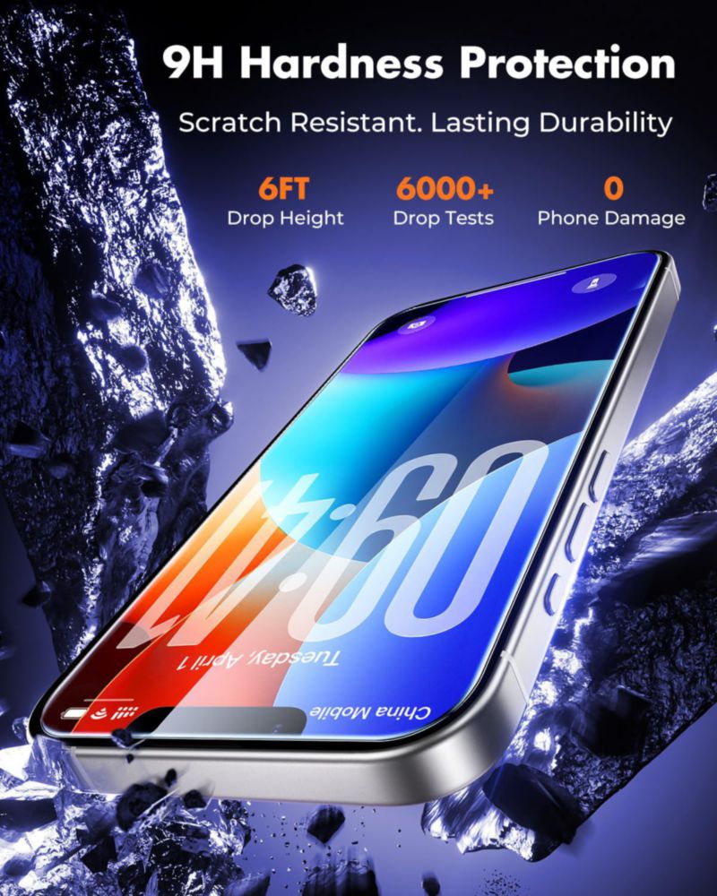 Protector de Pantalla UNBREAKcable iPhone 17e 9H Antirroturas