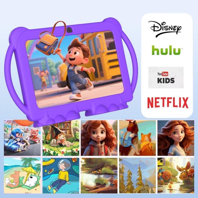 Tablet Infantil HOTTABLET 7" Android 12 4GB RAM 32GB ROM