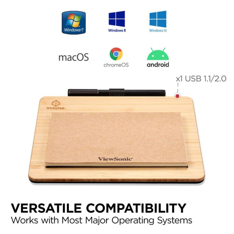 Tableta Gráfica ViewSonic ID0730 Portátil con Lápiz de 7.5"