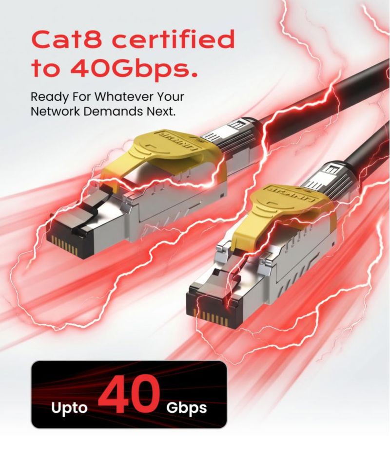 Cable Ethernet LINKUP Cat 8 2 m Alta Velocidad LAN