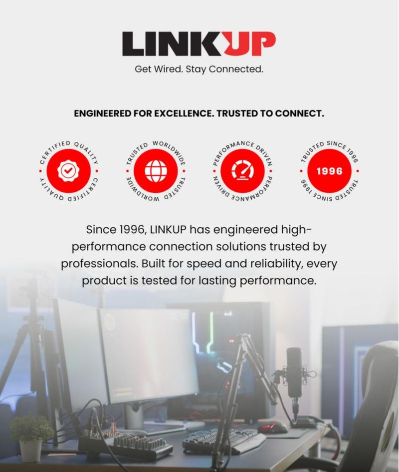 Cable elevador PCIe LINKUP 25 cm para montaje vertical de GPU