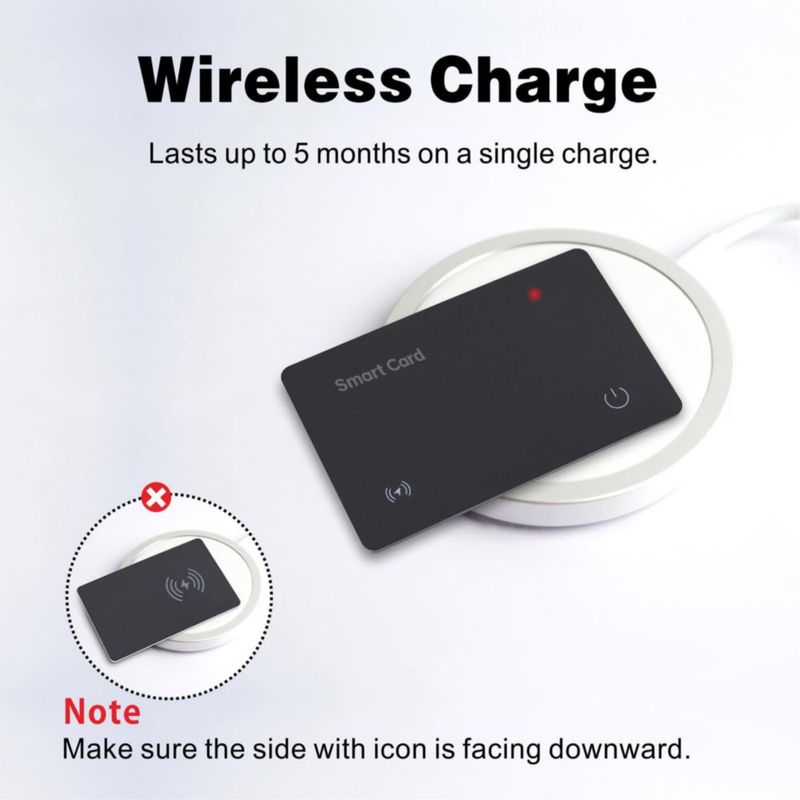 Rastreador de cartera Eelexa recargable paquete de 2 compatible con Apple Find My