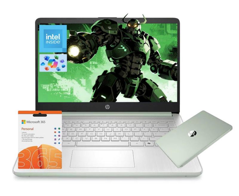 Portátil HP 35 cm AI‑Ready N150 4 GB RAM 128 GB UFS Win11