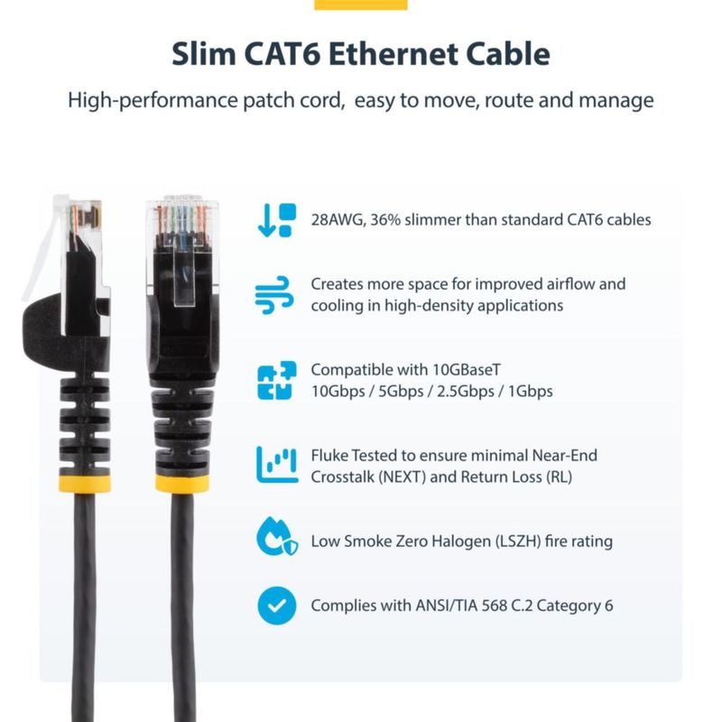 Cable Ethernet StarTech.com 76 m Azul PoE++ LSZH