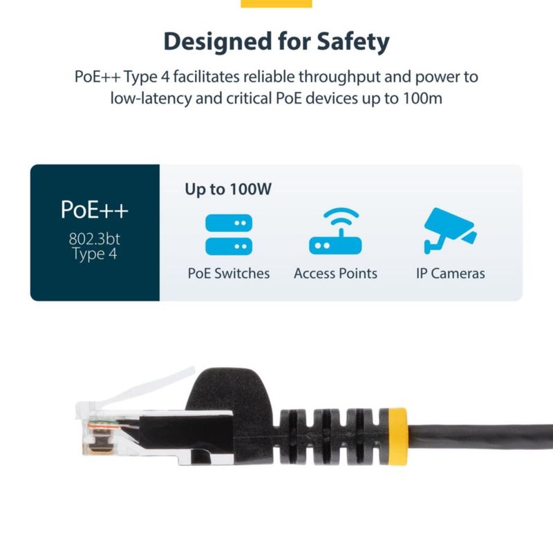 Cable Ethernet StarTech.com 76 m Azul PoE++ LSZH