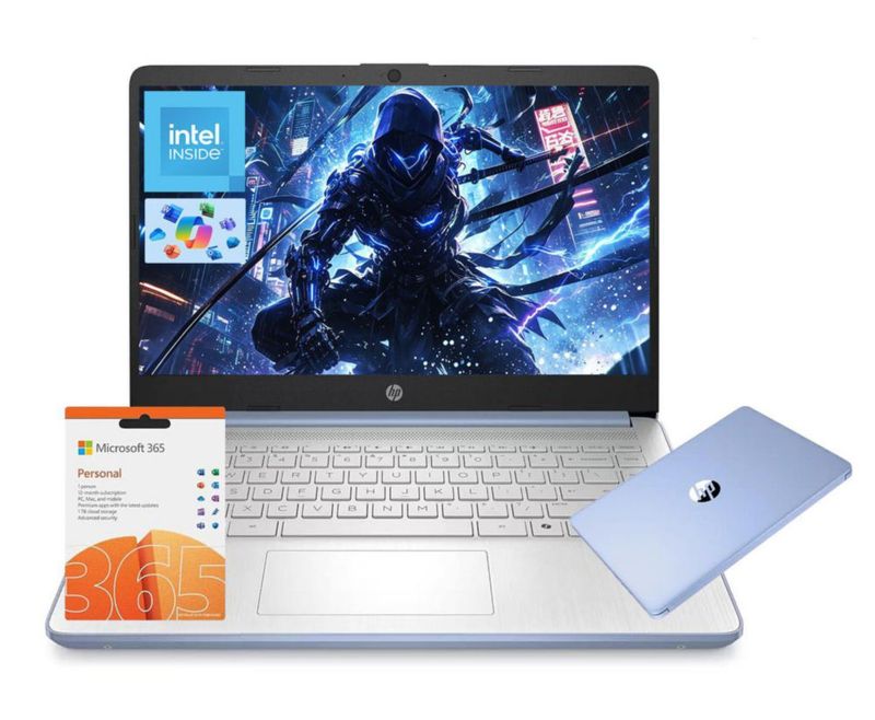 Portátil HP 35 cm AI‑Ready N150 8 GB RAM 128 GB UFS Windows 11