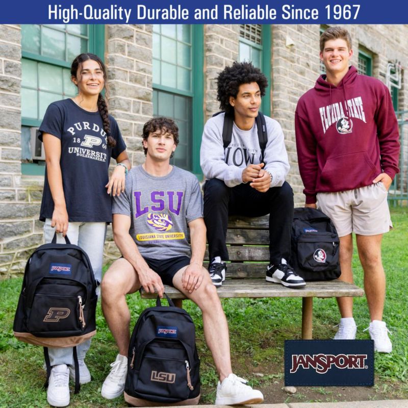 Mochila JanSport con licencia oficial NCAA Purdue Boilermakers Superbreak Plus con funda acolchada para laptop de 15 pulgadas bolsa de ordenador