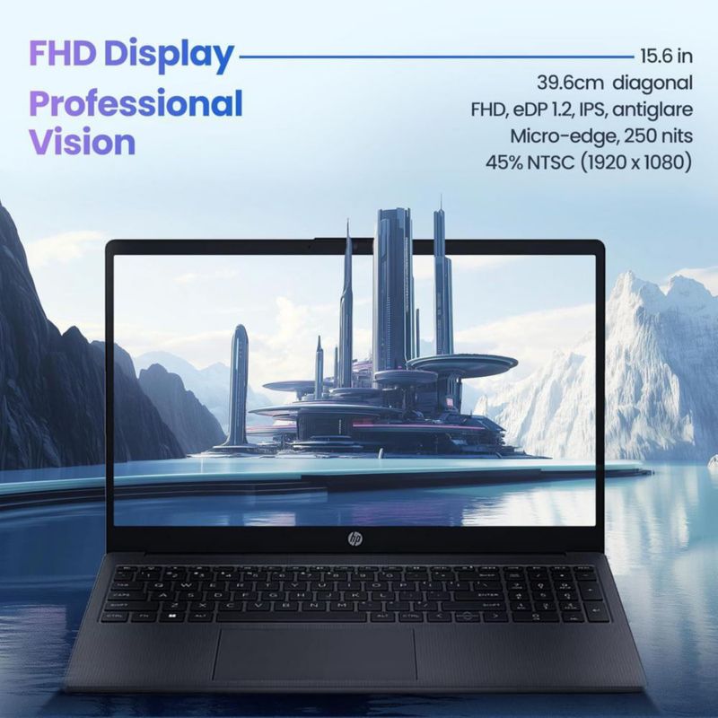 Laptop HP 255 G10 Ryzen 5 7530U 32 GB RAM 1 TB SSD 156" FHD