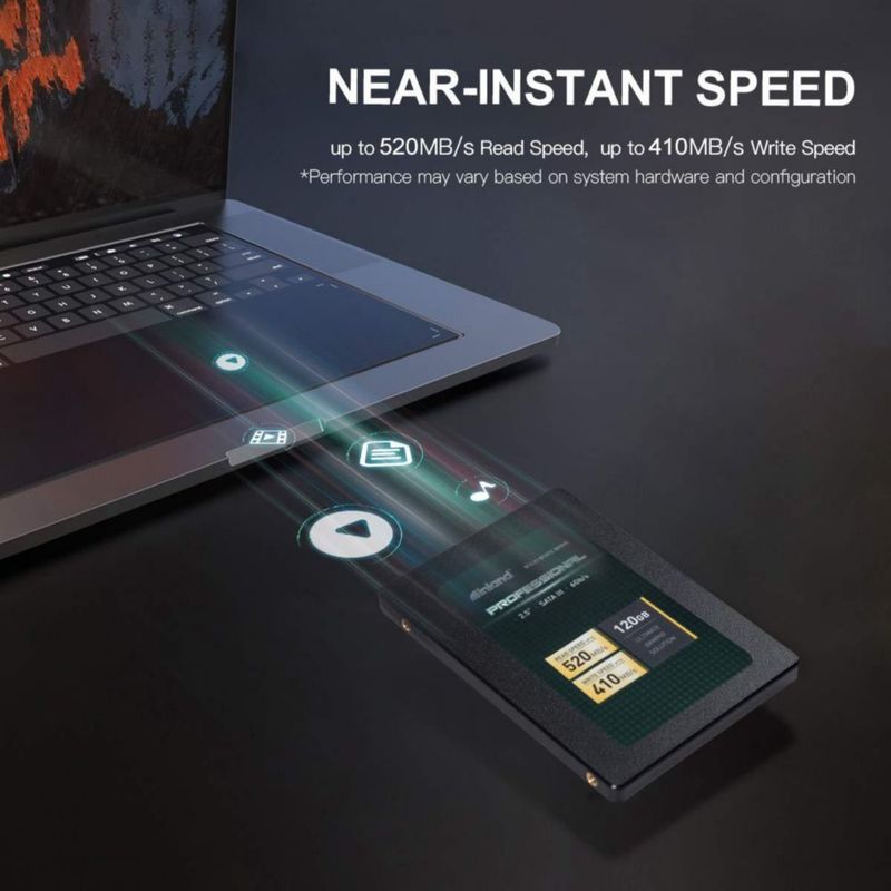 SSD INLAND 120 GB SATA 2.5" 3D NAND 520 MB/s