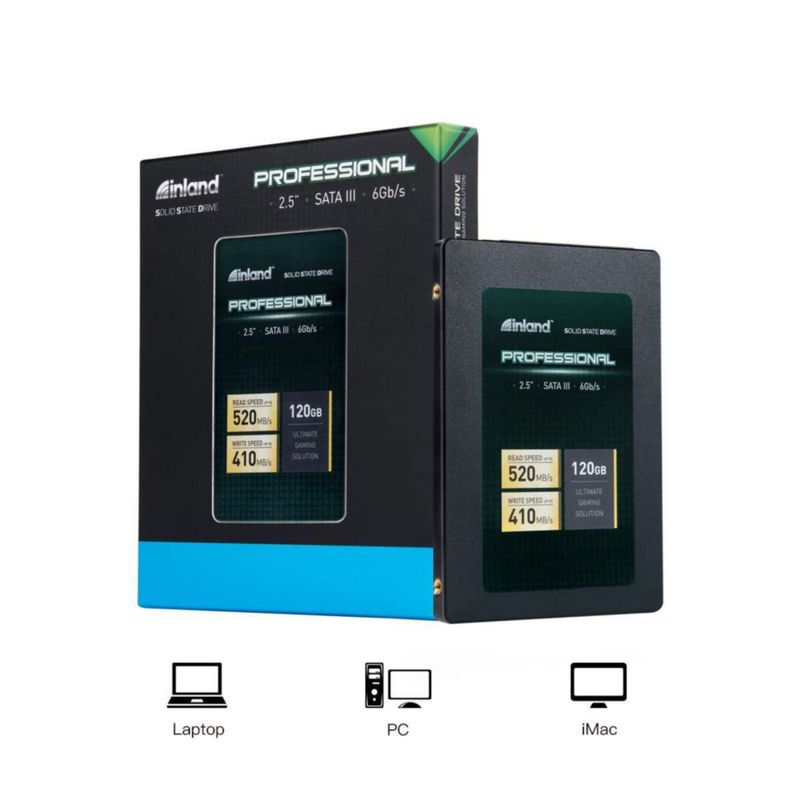 SSD INLAND 120 GB SATA 2.5" 3D NAND 520 MB/s