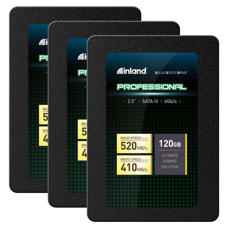 SSD INLAND 120 GB SATA 2.5" 3D NAND 520 MB/s