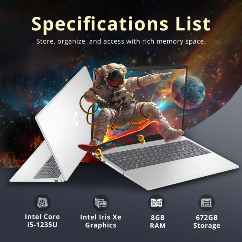 Laptop HP Pavilion 15.6" Touch i5-1235U 8GB 672GB SSD